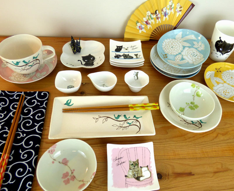 Japanese plates and dishes