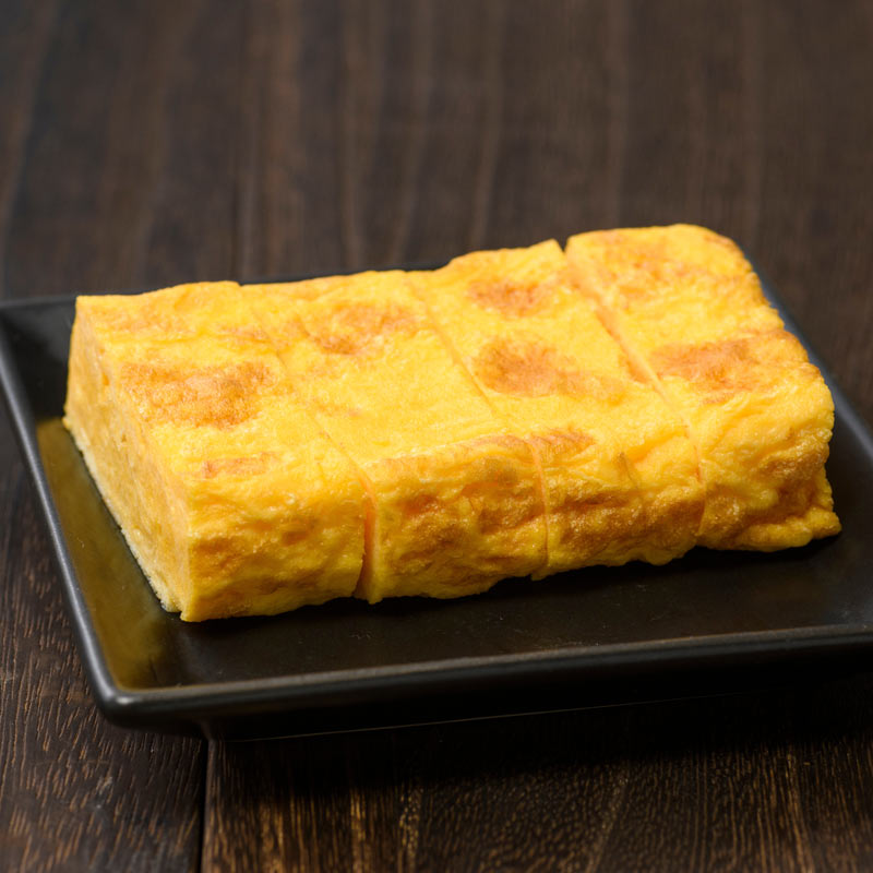 Japanese square tamagoyaki omelette