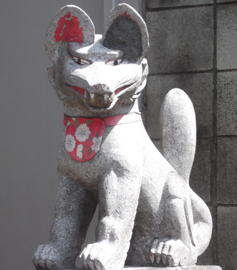 Kitsune - the Japanese lucky fox