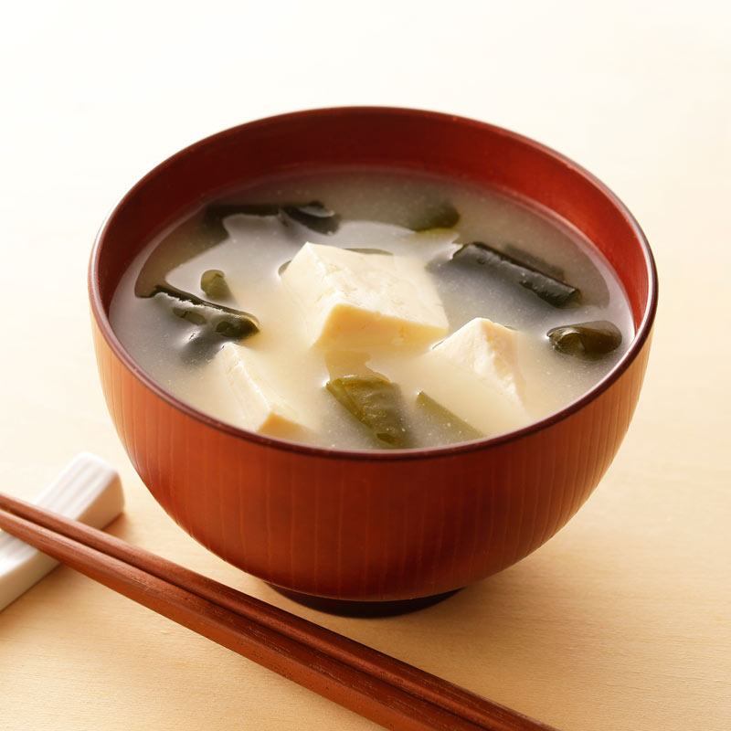 Bowl of Japanese miso soup