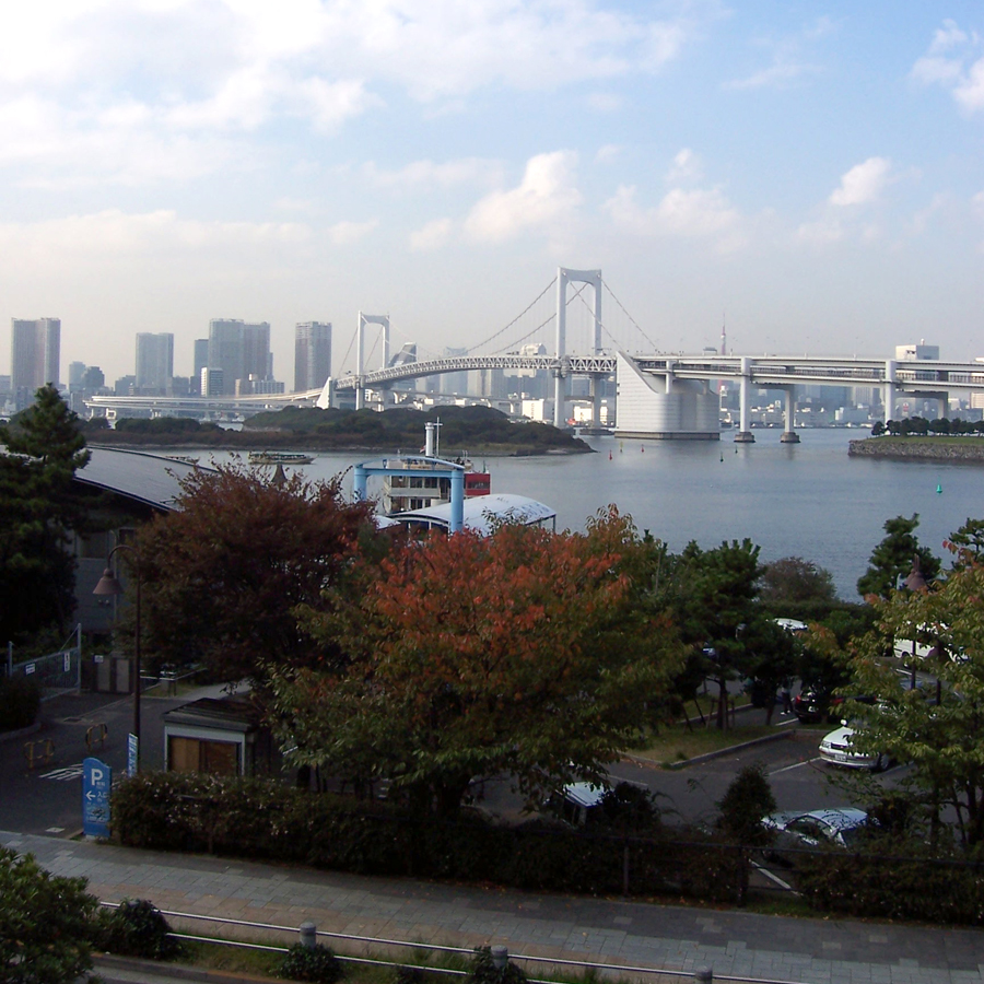 View from Aqua City in Odaiba, Tokyo