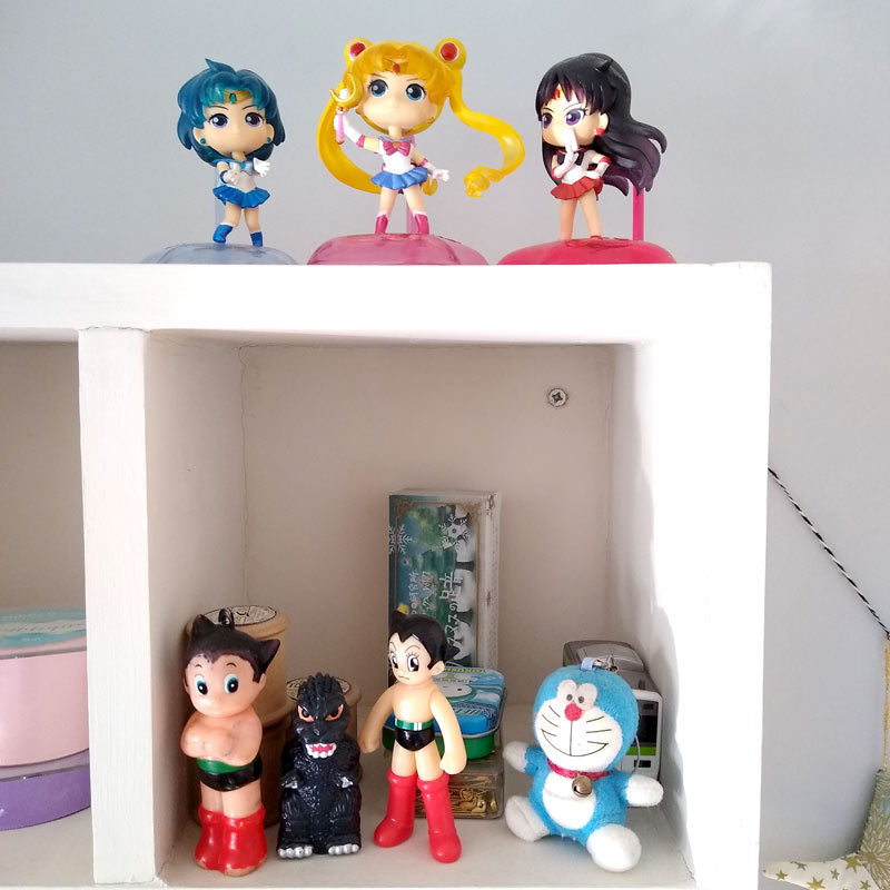 Japanese toys on display