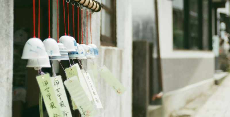Japanese furin wind chimes