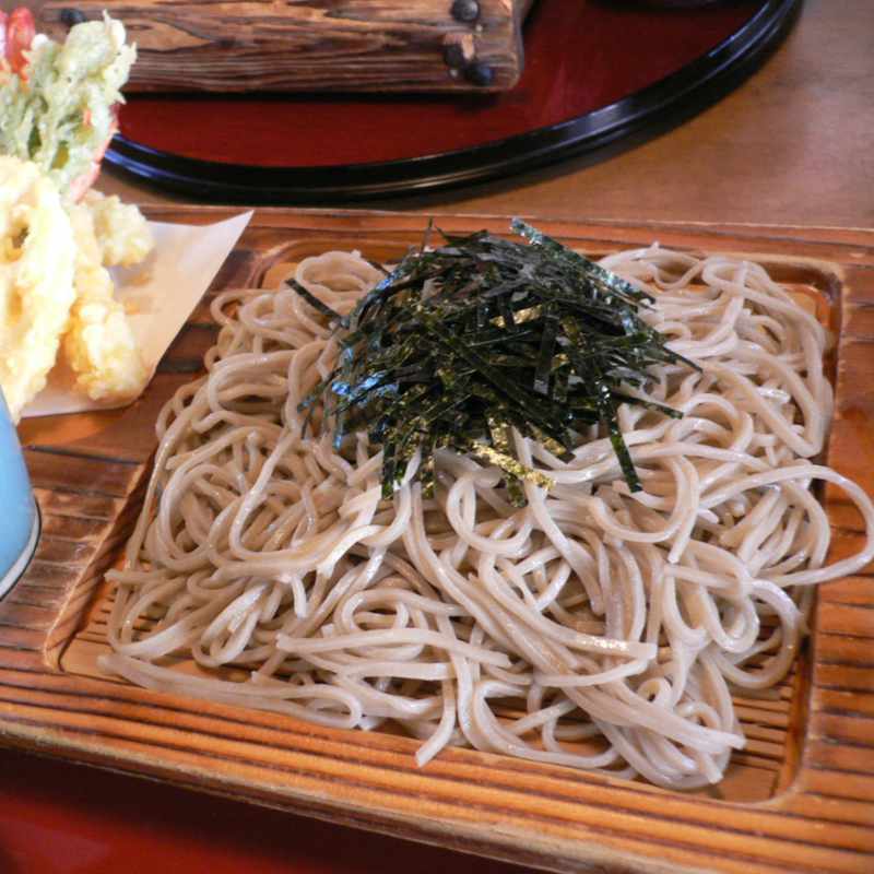 Zaru soba, cold Japanese noodles