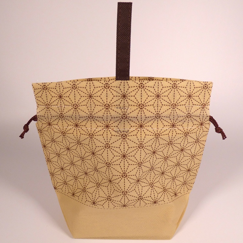 Kurochiku Japanese Pattern Eco-Bag - Small - Kikka (Chrysanthemum) | JetPens