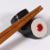 Tuna maki roll ceramic chopstick rest