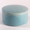 Light blue futamono lidded bowl