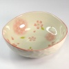 Hana Honoka Large Japanese Bowl with pink blossom decoration
