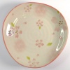 Hana Honoka Japanese side plate with pink blossom decoration