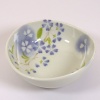 'Petal' porcelain bowl in blue