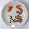 Japanese soy sauce dish with cute cat design