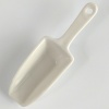 Medium size white ceramic kitchen measuring scoop
