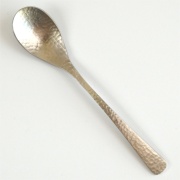 Tsuchime hammered metal Japanese teaspoon