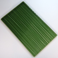 Banana Leaf ceramic rectangular serving plate