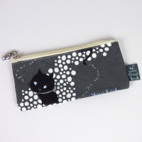 Shinzi Katoh Black Cat pencil case - front