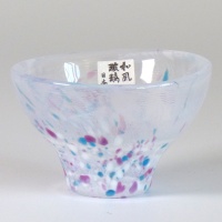 'Haru' Japanese glass sake cup