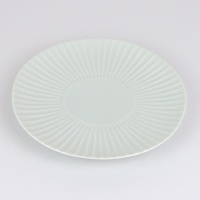 White Hasami-ware Japanese plate