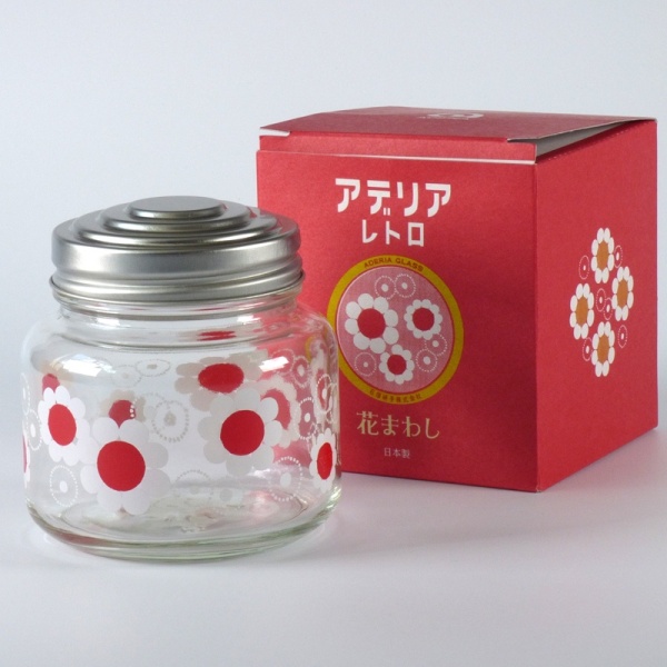 Aderia Retro storage jar with matching gift box