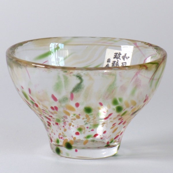 'Aki' glass sake cup
