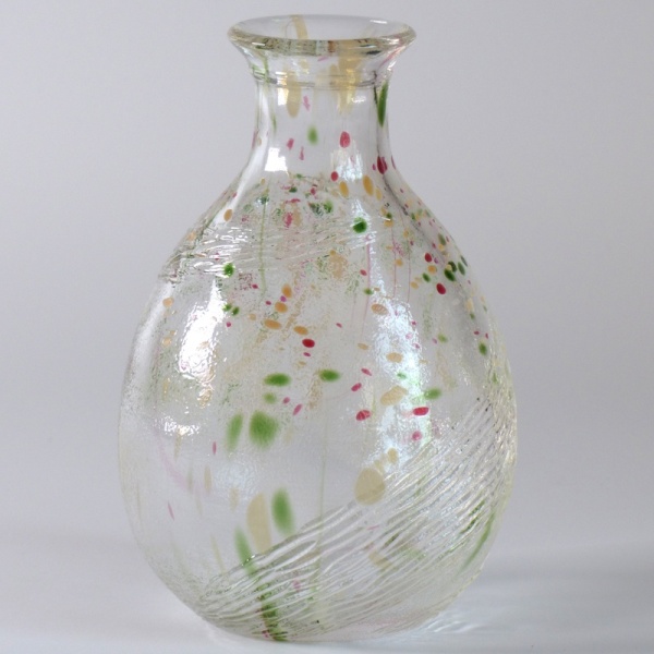 'Aki' design glass sake serving jug