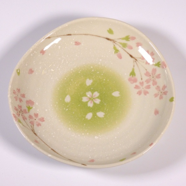 Small 'Biyori' design ceramic plate