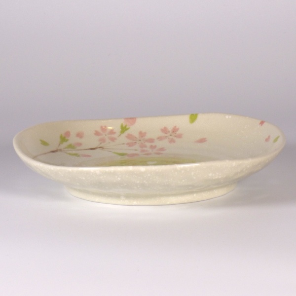 Small 'Biyori' design ceramic plate
