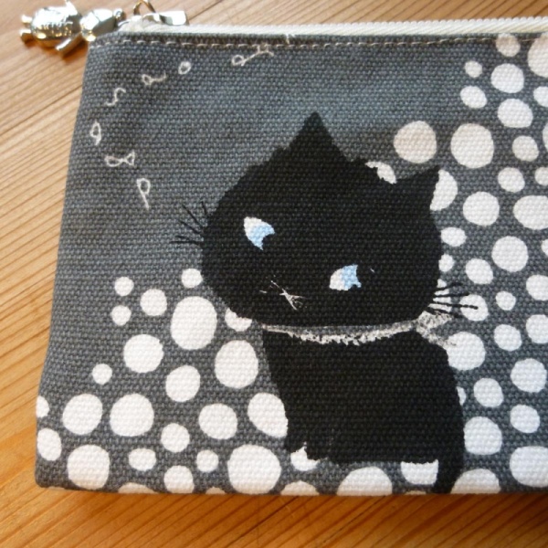 Shinzi Katoh Black Cat pencil case - detail - detail