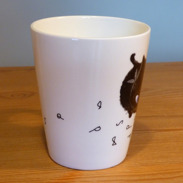 Black Cat mug by Shinzi Katoh