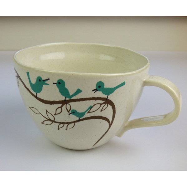 Bluebird design cup