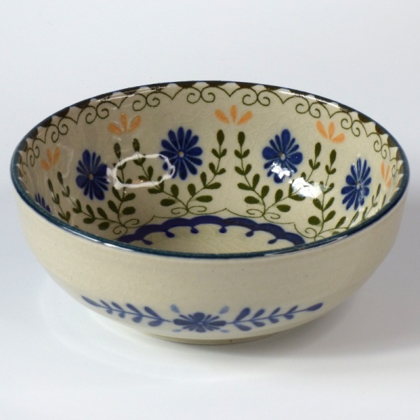 Floral 'Country Garden' design small ceramic bowl