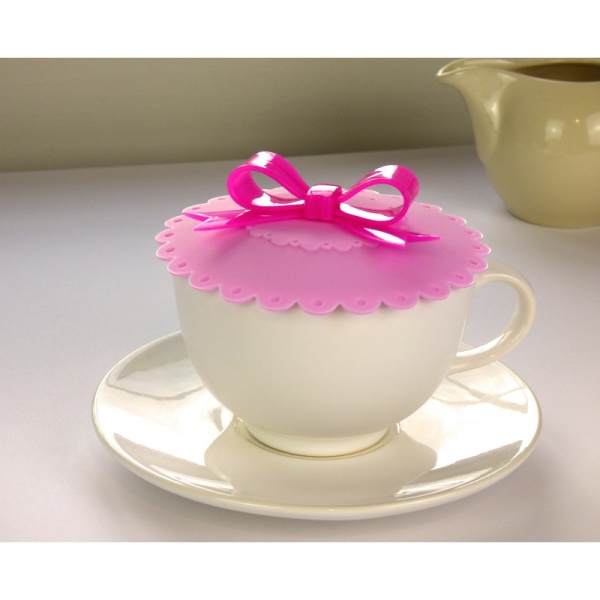Cupcake style cup covers - pink