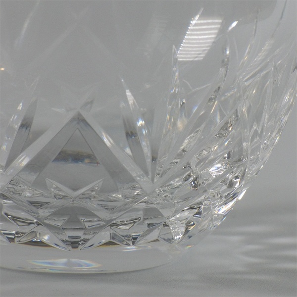 Close up of cut glass