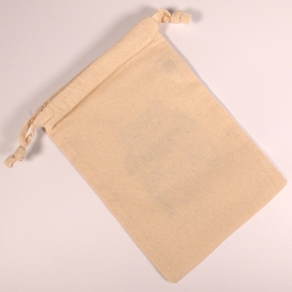 Plain reverse of cotton gift bag