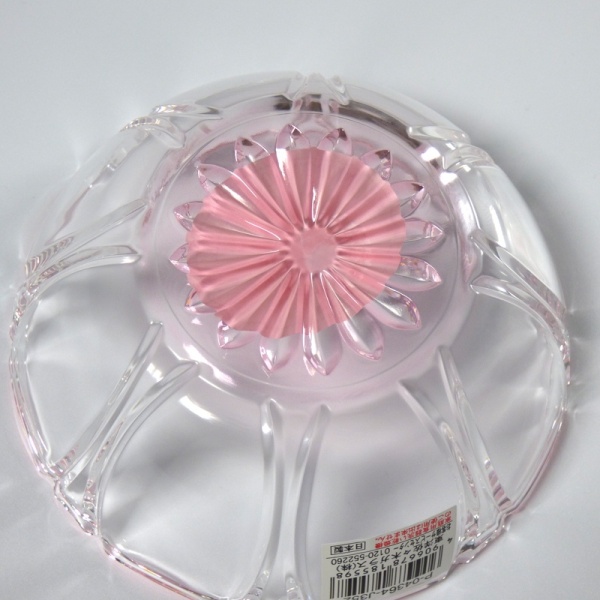 Underside of Japanese glass bowl
