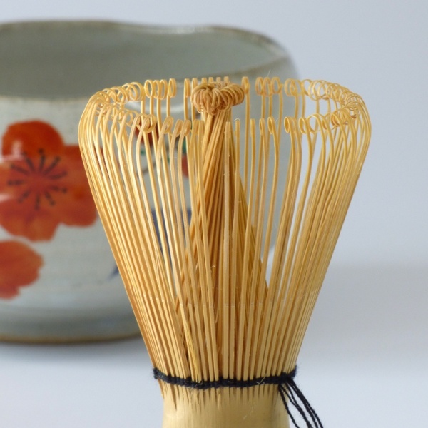 Traditional bamboo chasen whisk