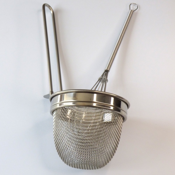 Misokoshi stainless steel miso mixer and whisk set