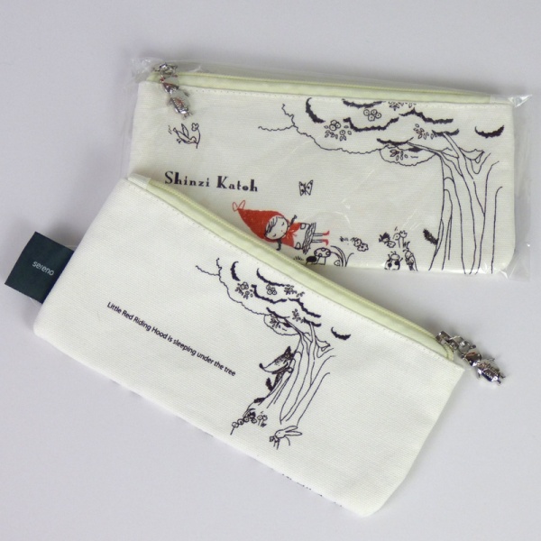 Red Riding Hood pencil case - front & back