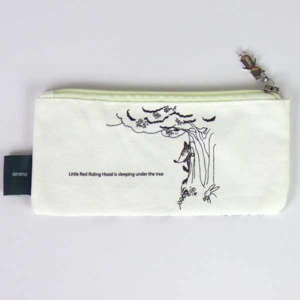 Red Riding Hood pencil case - back