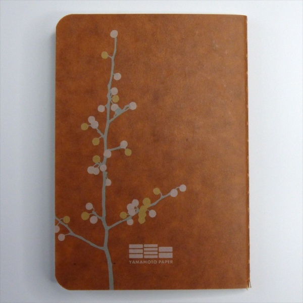 Back cover of 'Ro-biki' Blossom Branch Japanese notebook