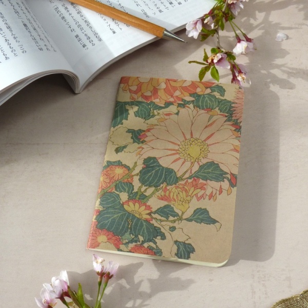 'Ro-biki' Kiku Japanese notebook on writing desk