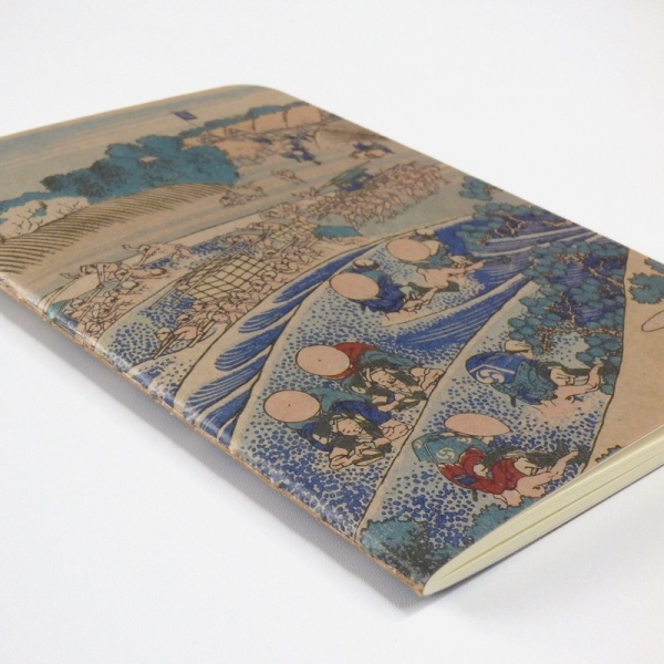 Stitched binding of Ro-biki notebook