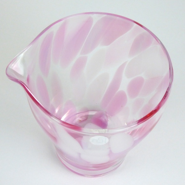 Pink 'Sakura' glass jug