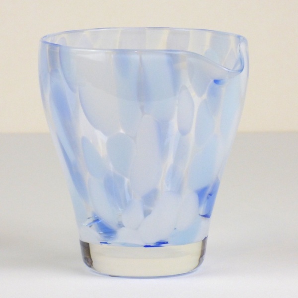 Blue 'Sora' glass jug