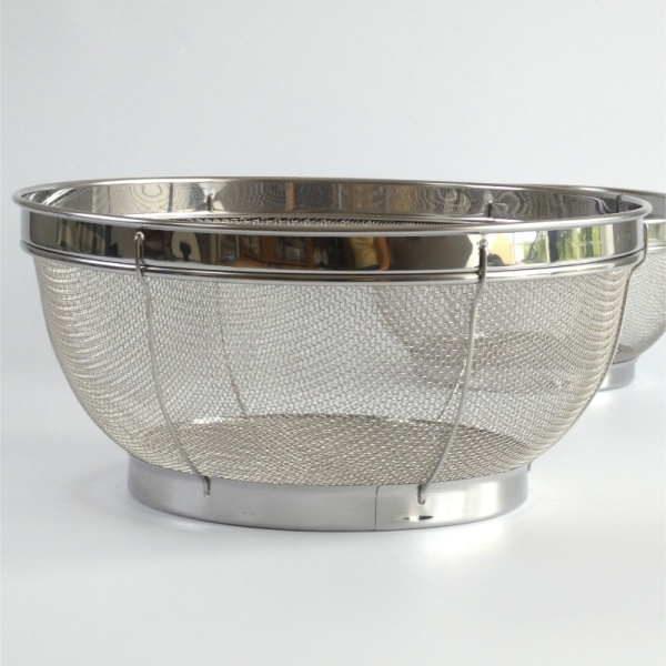 Larger of the two Japanese stainless steel sieves