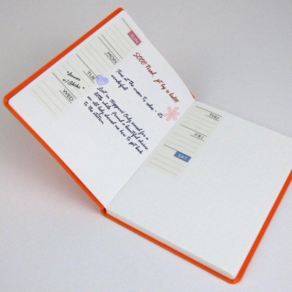 Schedule Book Masking Tape being used as a diary