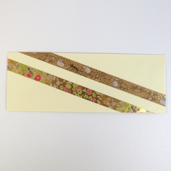 Washi tapes on card