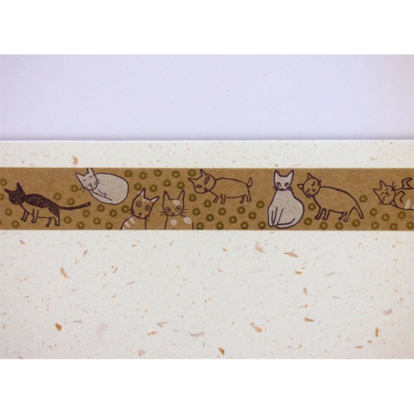 Close up of Everyday Cats washi tape