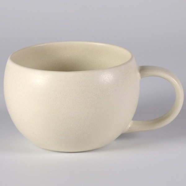 White ceramic Japanese cup