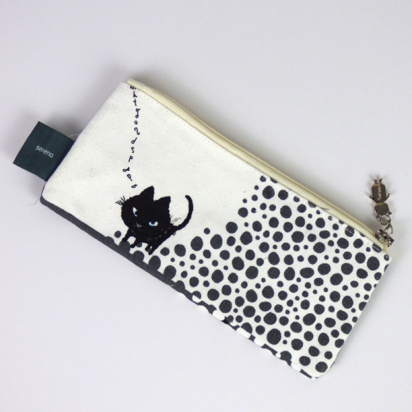 Shinzi Katoh Black Cat pencil case - back