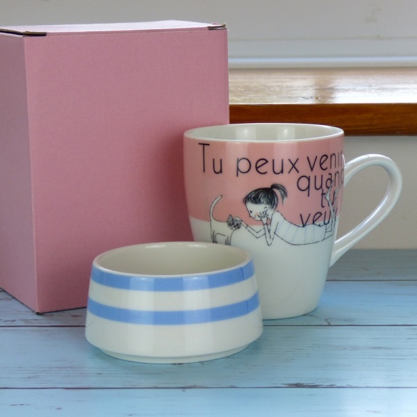 'Cheri' cafe mug set by Shinzi Katoh with gift box